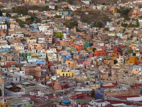 The colors of the city of Guanajuato