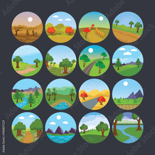 Landscape Illustration Icon 10
