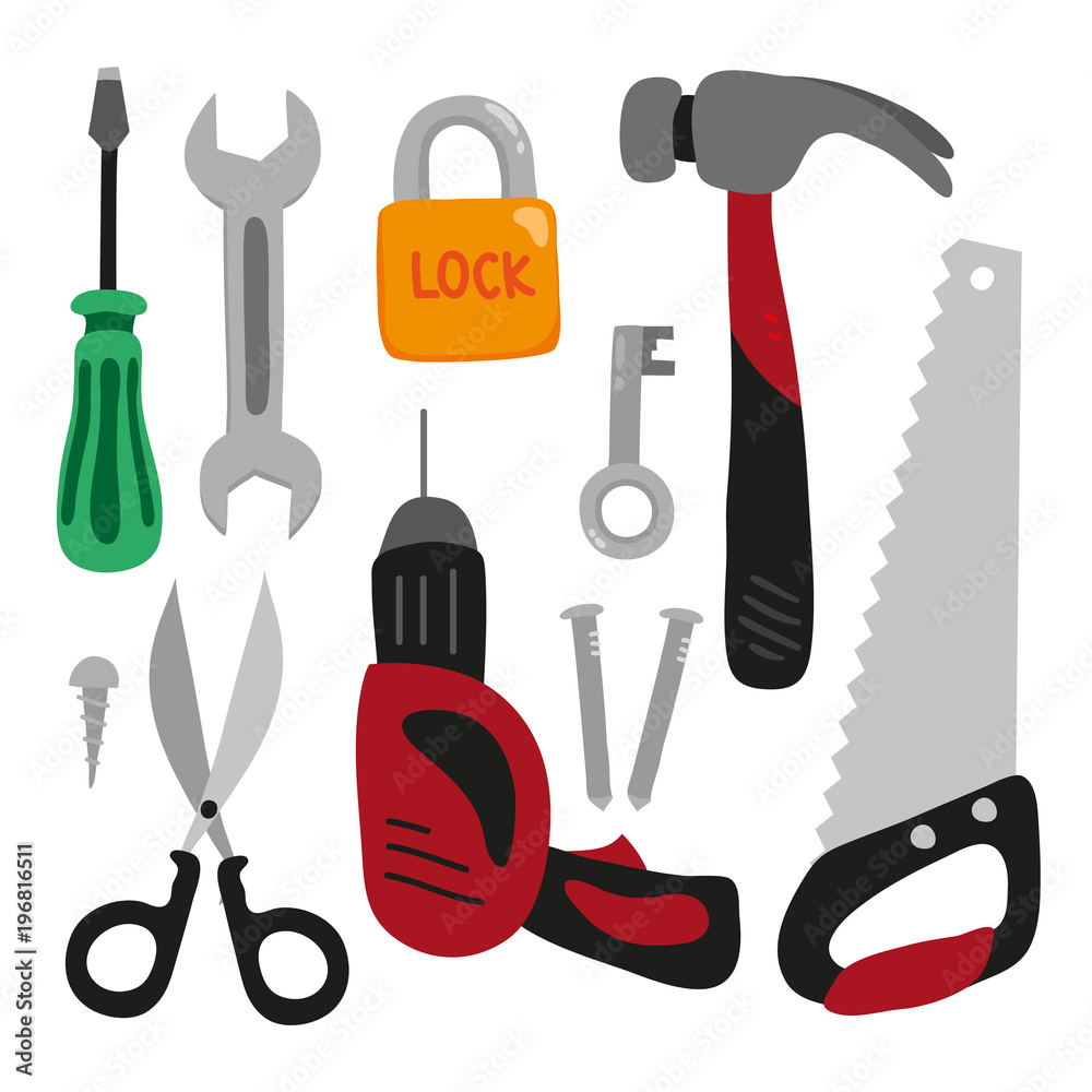 Obraz premium tool collection design