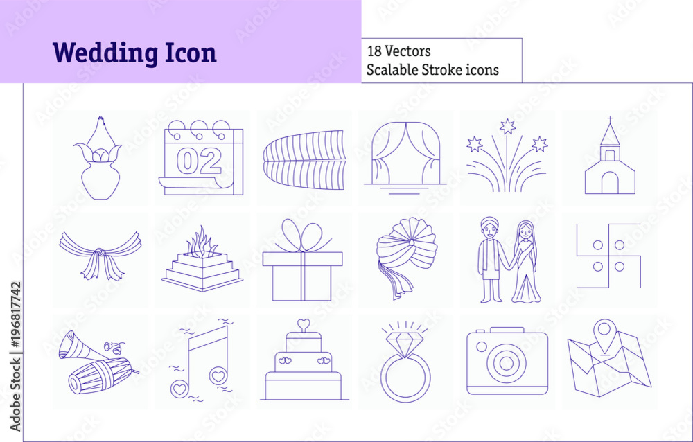 Indian Wedding Icon Pack