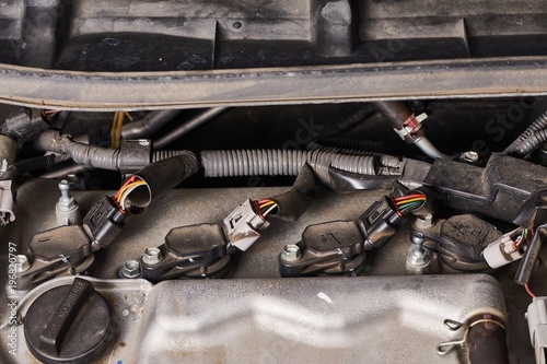 Car engine detail
