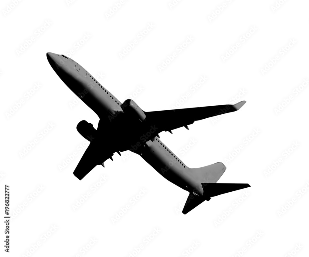 plane isolated on white background plane isolated on white background