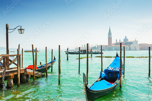 Grand canal and gondolas in Venice, Italy © smallredgirl