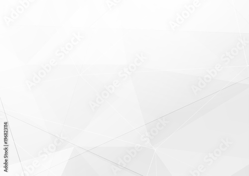 Grey futuristic abstract geometrical design layout
