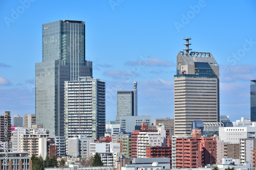 Bild auf Leinwand 仙台市遠望　仙台市愛宕橋付近より北方を望む