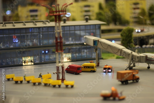  city ​​and life in miniature