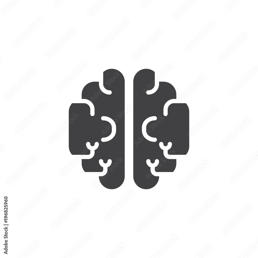 Human brain vector icon. filled flat sign for mobile concept and web design. intelligence, intellect solid icon. Symbol, logo illustration. Pixel perfect vector graphics Human brain vector icon. filled flat sign for mobile concept and web design. intelligence, intellect solid icon. Symbol, logo illustration. Pixel perfect vector graphics