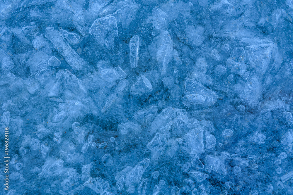 Texture of the ice for the background Texture of the ice for the background