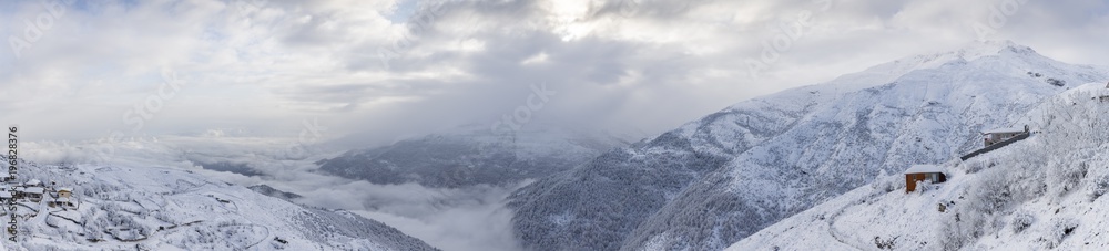 Obraz premium Frozen Forest in Filband, Mazandaran, Iran
