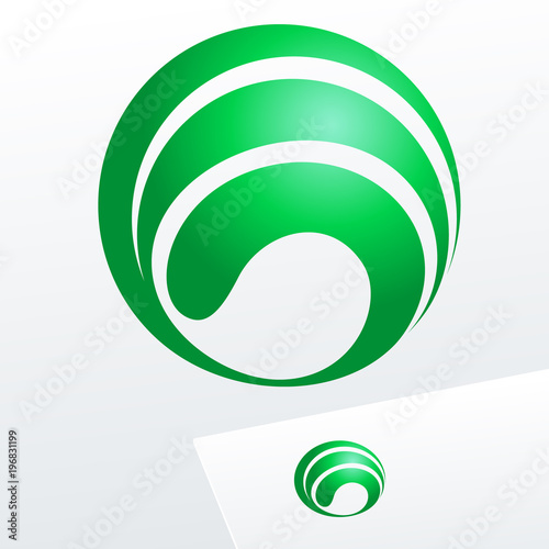 Eco Logo Design. Abstract Sign for Ecology