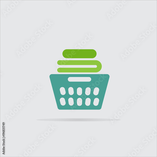 laundry basket icon