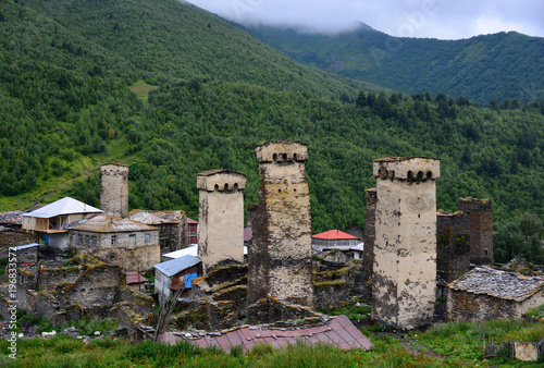 Architectural monuments of Upper Svanetia photo