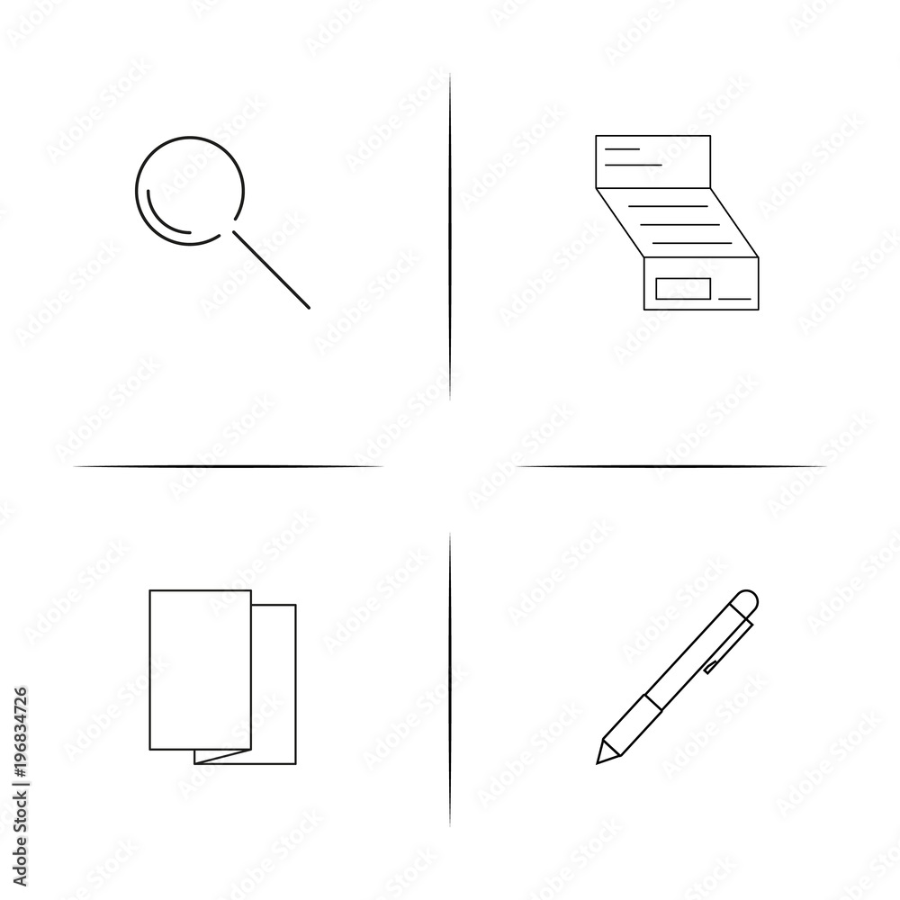 Creative Process And Design simple linear icon set.Simple outline icons Creative Process And Design simple linear icon set.Simple outline icons