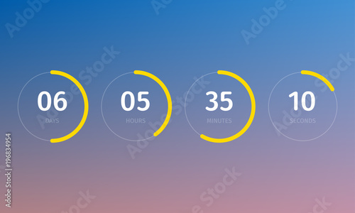 Countdown clock counter tim...
