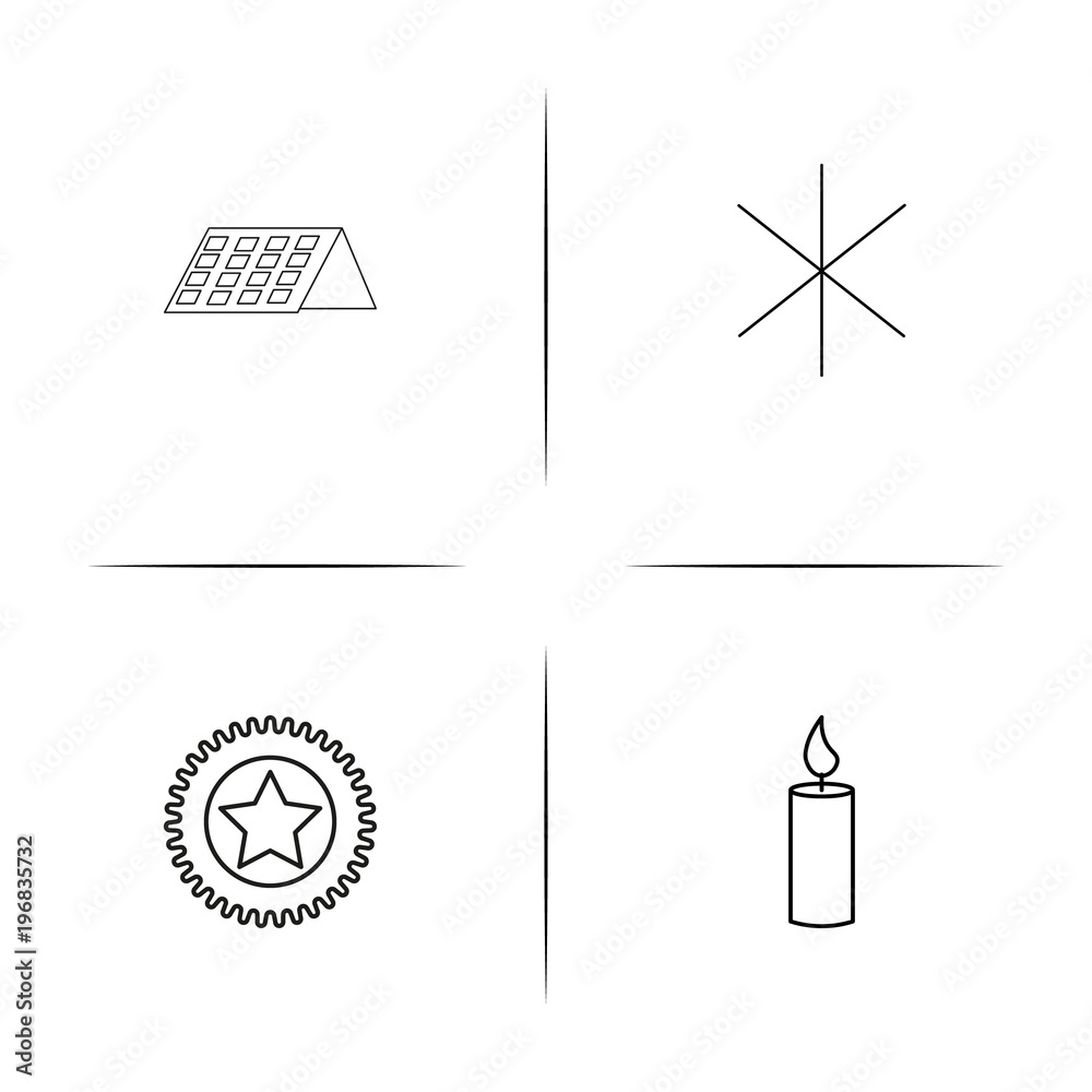 Holidays simple linear icon set.Simple outline icons Holidays simple linear icon set.Simple outline icons