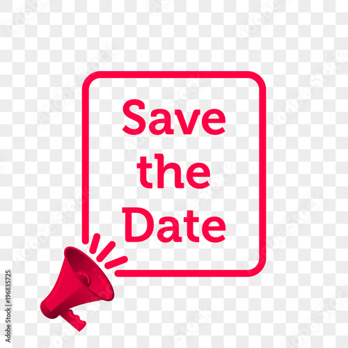 Save the Date message quote...