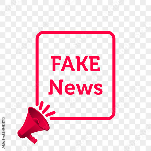 Fake News message quote in ...