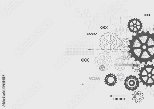 Abstract Technology Background