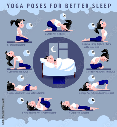 Yoga poses for better sleep