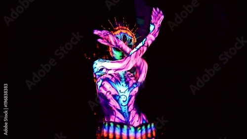 Creature plastic art dance