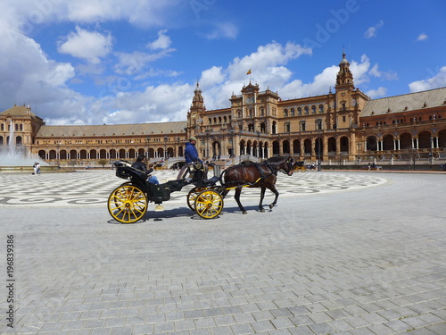 Horse and Coach, Plaza de España, Seville