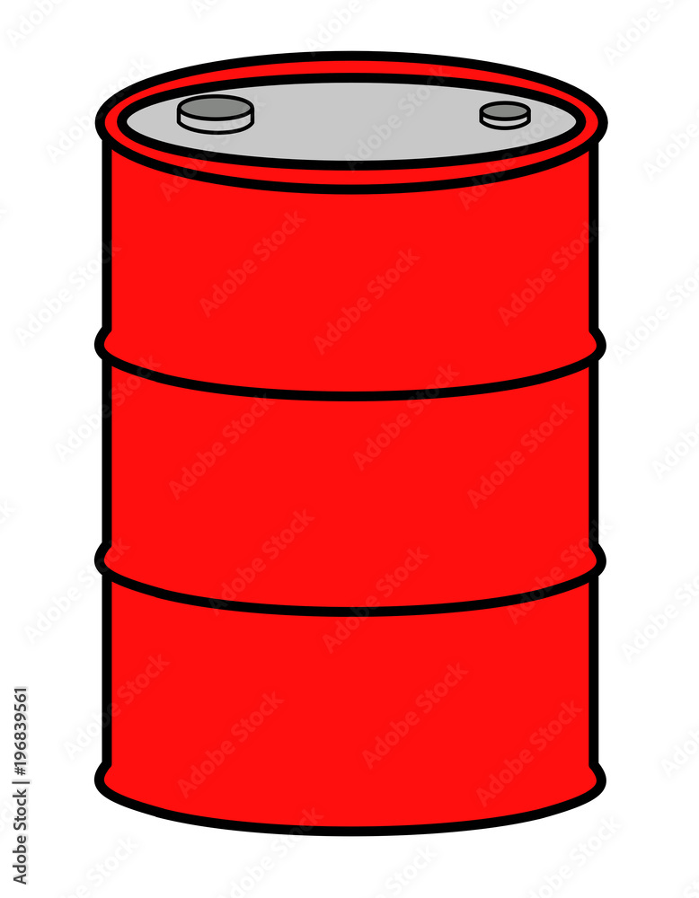 ドラム缶(赤色)