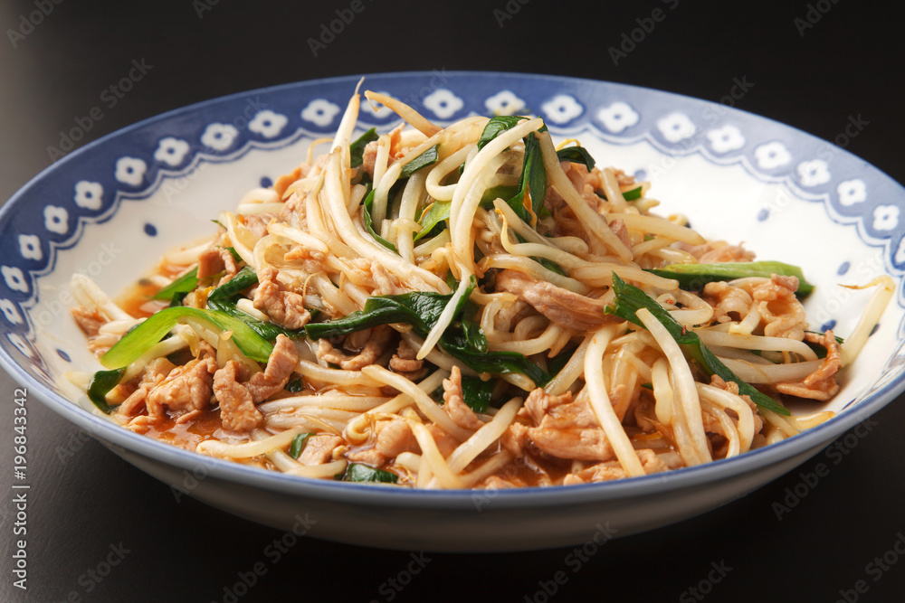 もやしと豚肉の炒め物 もやしと豚肉の炒め物