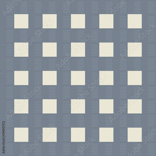 Seamless pattern of geometric background. Metallic retro style