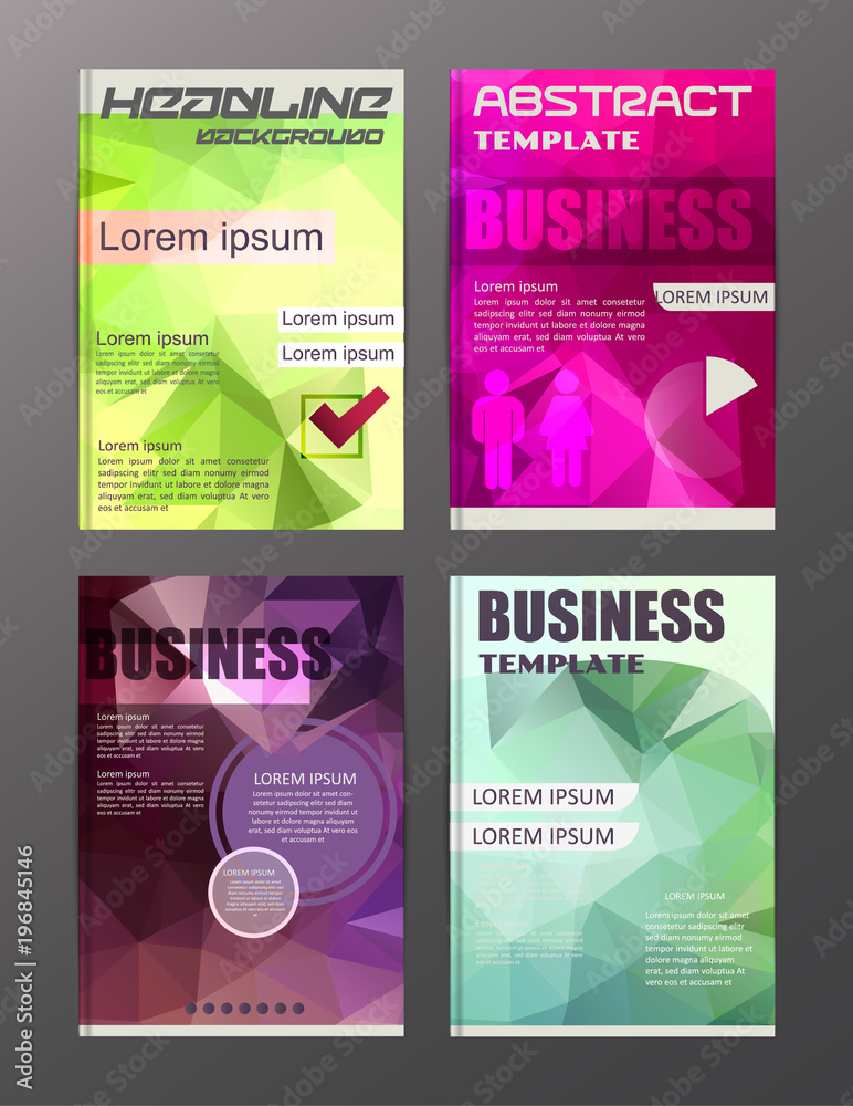 flyer design business and technology  icons, creative template design for presentation, poster, cover, booklet, banner.