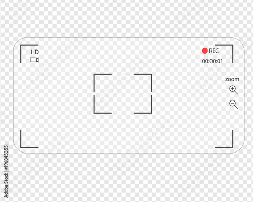 mobile phone transparent camera. record video