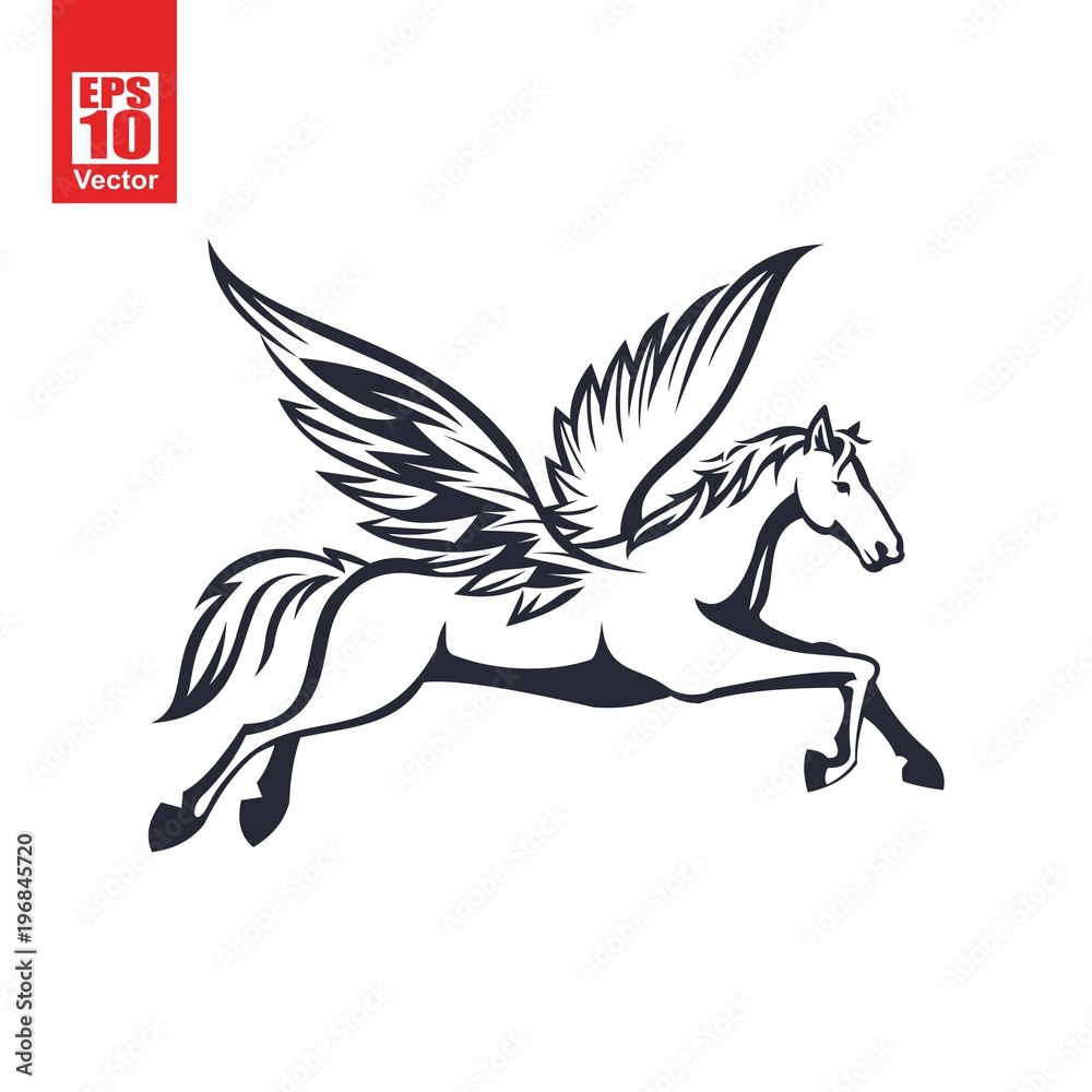 Pegasus vector illustration