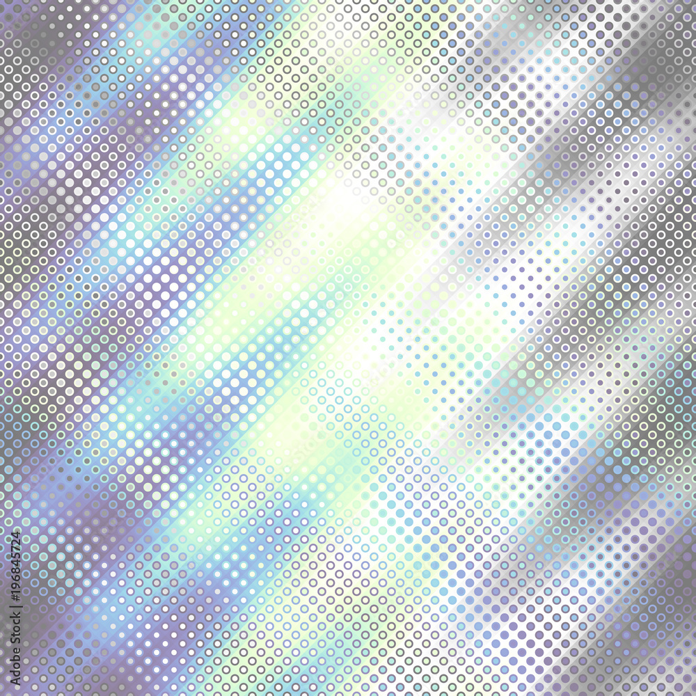 Obraz premium Geometric abstract pattern in low poly pixel art style. Polka dot pattern on low poly background. Vector image.
