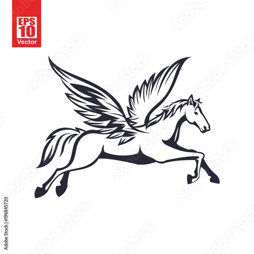 Pegasus vector illustration