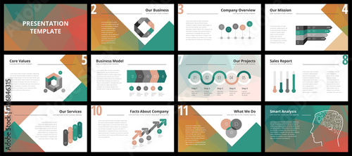 Business presentation templates
