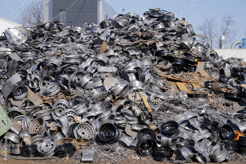Fotografía Scrapheap junkyard