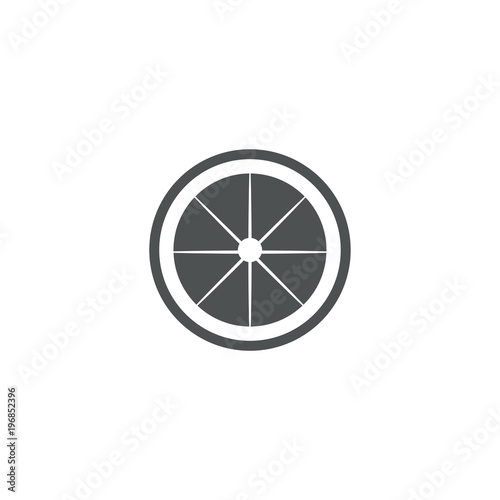 lemon icon. sign design