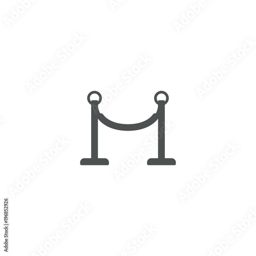 stanchion icon. sign design