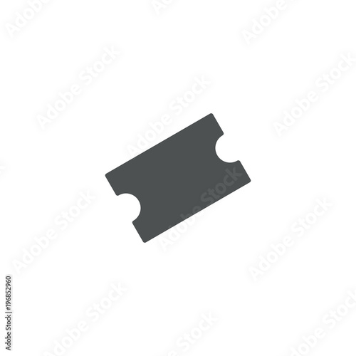 ticket icon. sign design