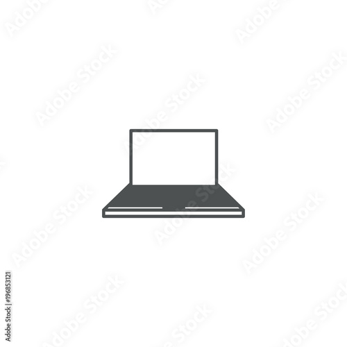laptop icon. sign design
