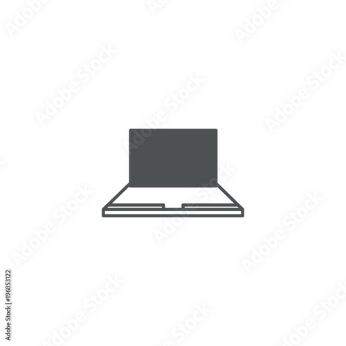 laptop icon. sign design