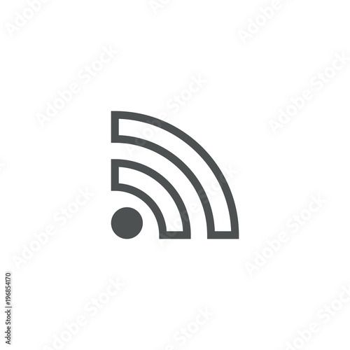 signal icon. sign design