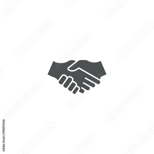 shake hands icon. sign design