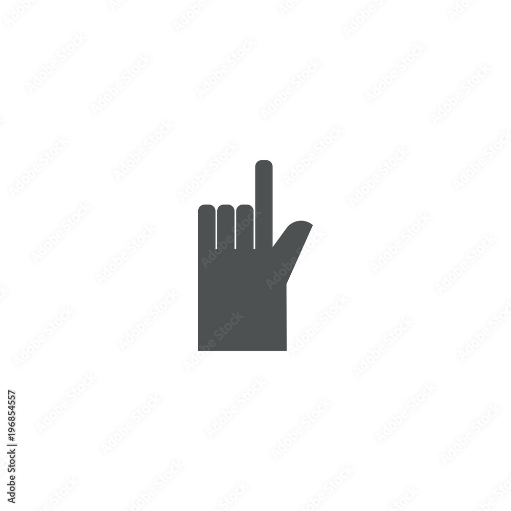 hand icon. sign design