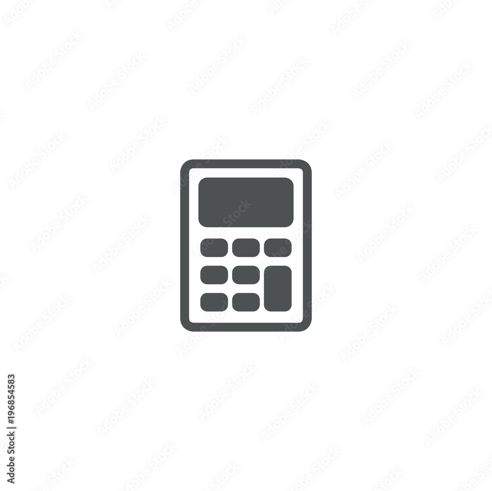 calculator icon. sign design calculator icon. sign design