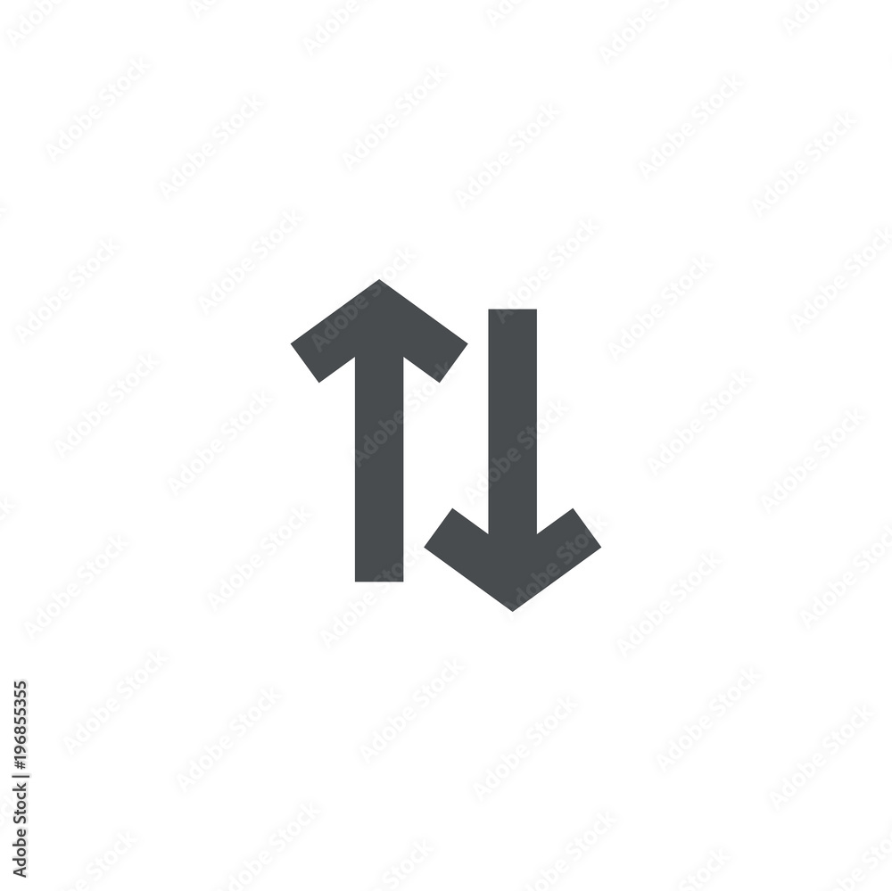 up down icon. sign design