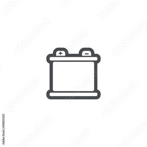 battery icon. sign design