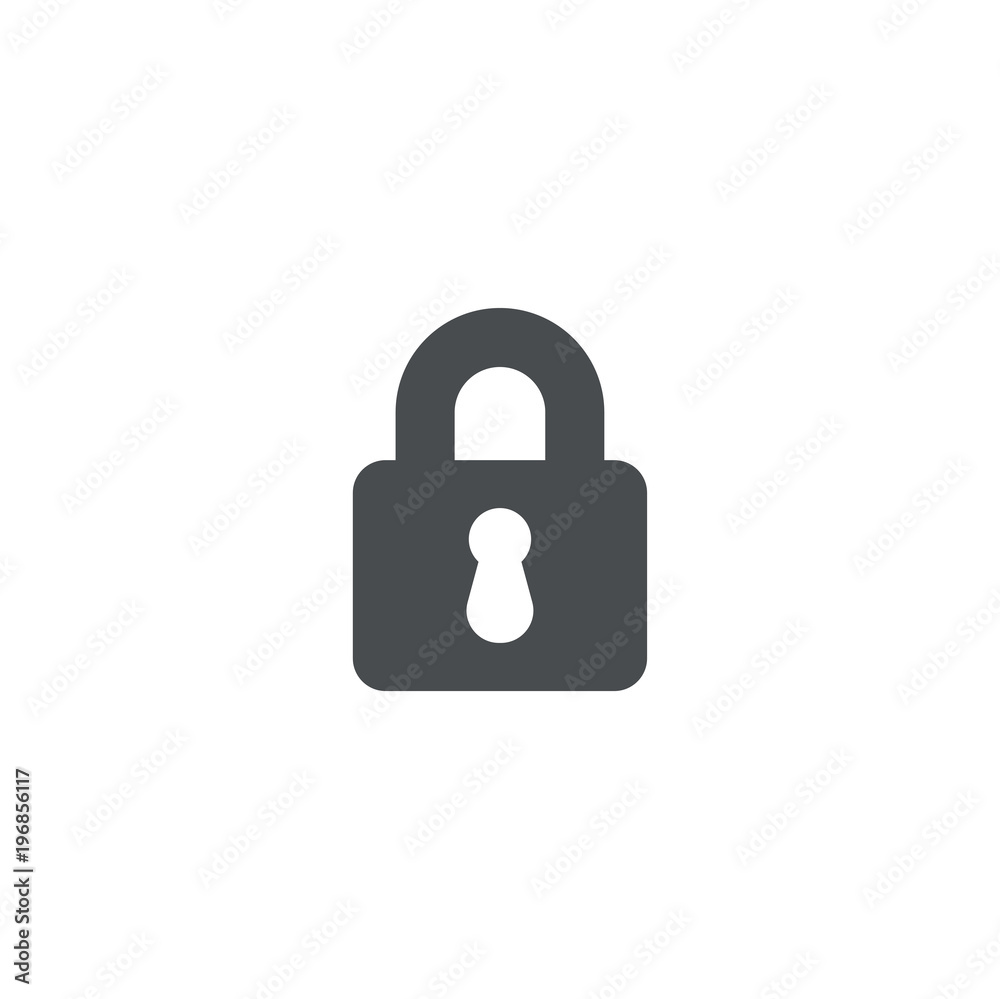 lock icon. sign design