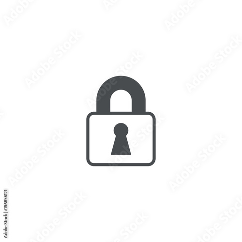 lock icon. sign design