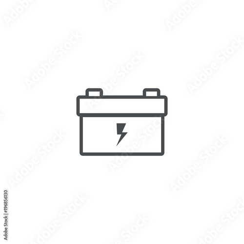 battery icon. sign design