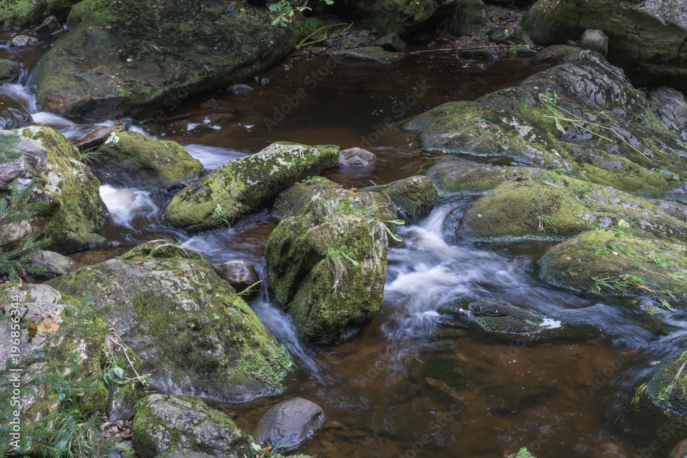 Wildbach der Großen Ohe in der Steinklamm bei Spiegelau